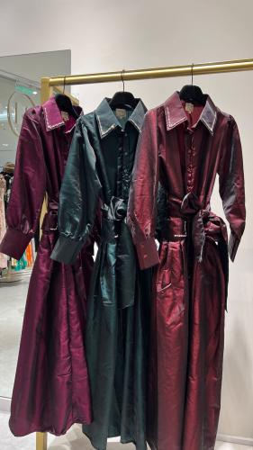 فستان تفتة مع فصوص