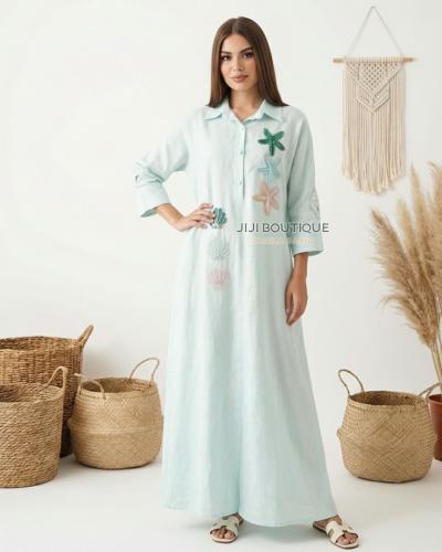 ثوب تطريز صدف