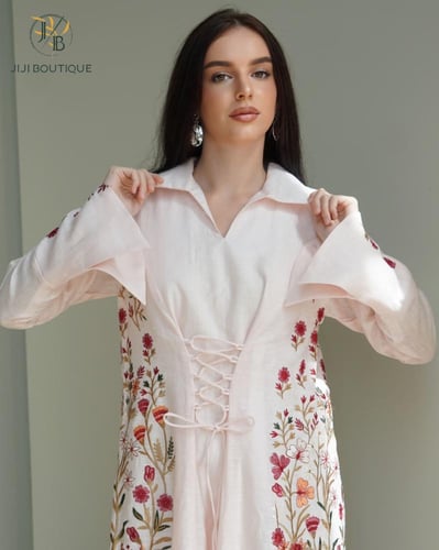 فستان ياسمين الدخيل - وردي