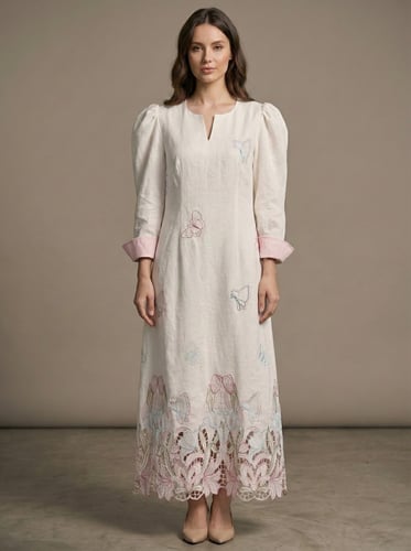 ثوب جوبير فراشات