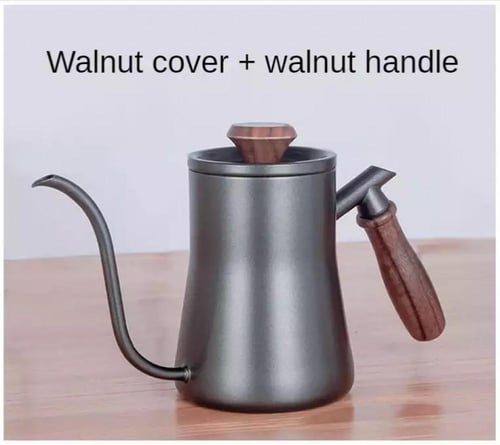 إبريق تقطير بمقبض خشبي