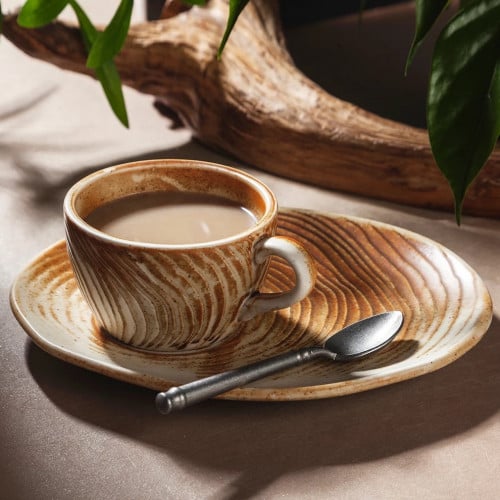 كوب سيراميك مع صحن M108