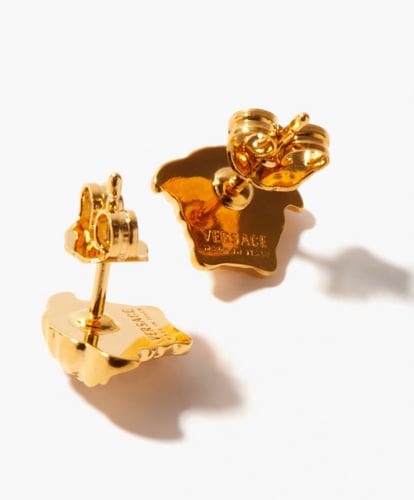 VERSACE حلق مطلي ذهب