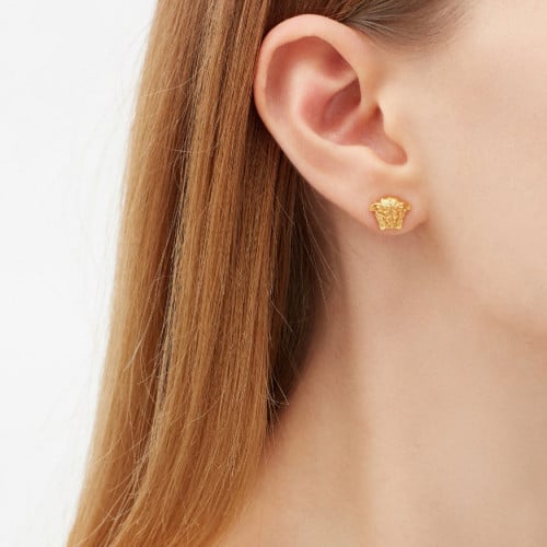 VERSACE حلق مطلي ذهب