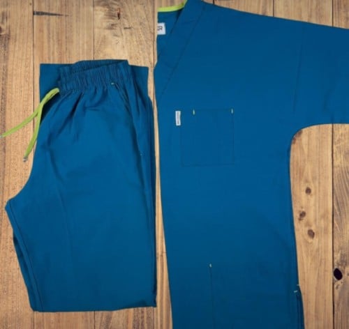 سكراب طبي نسائي لون جنزاري سادة - ناعم ومريح