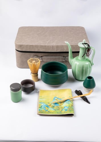 حقيبة أدوات الماتشا الفاخرة