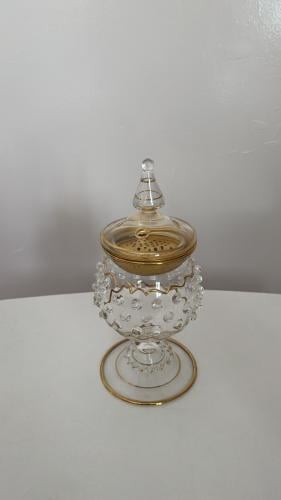 مبخرة الرمانه صغير شفاف