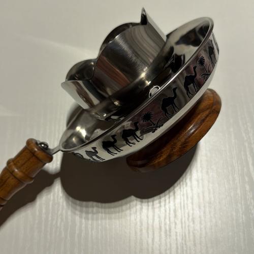 Silver incense burner with Saudi design