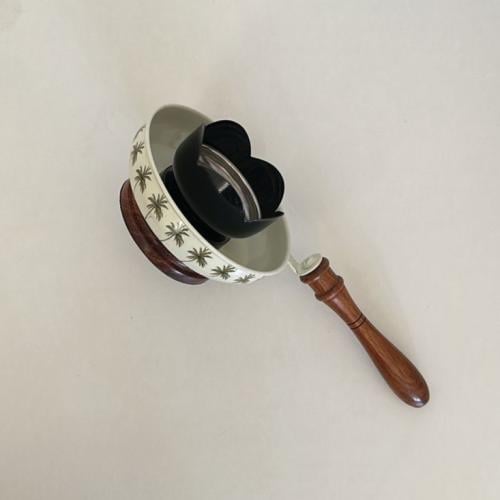 Palm tree incense burner white