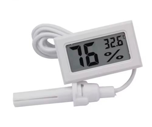 مقياس حرارة ورطوبة مع سلك حساس