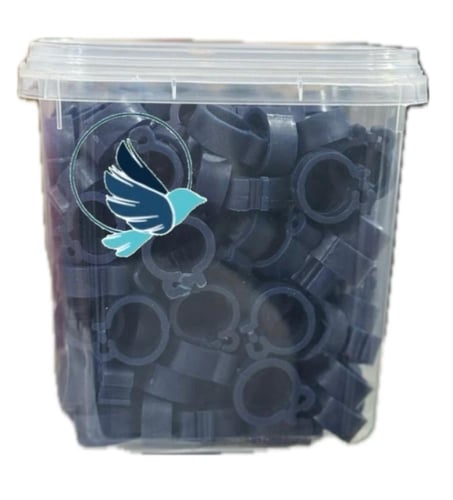 حلقات قدم للطيور عدد 200 بدون رقم