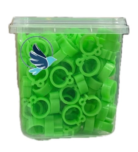 حلقات قدم للطيور عدد 200 بدون رقم