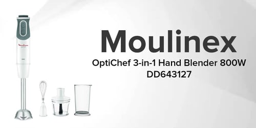 خلاط يدوي اوبتيشيف 3 في 1 من مولينيكس DD643127