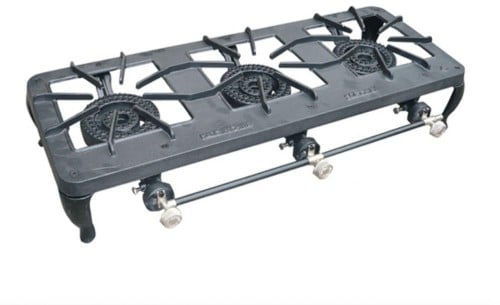 موقد غاز 3عين صيني اسود موديل ايطالي