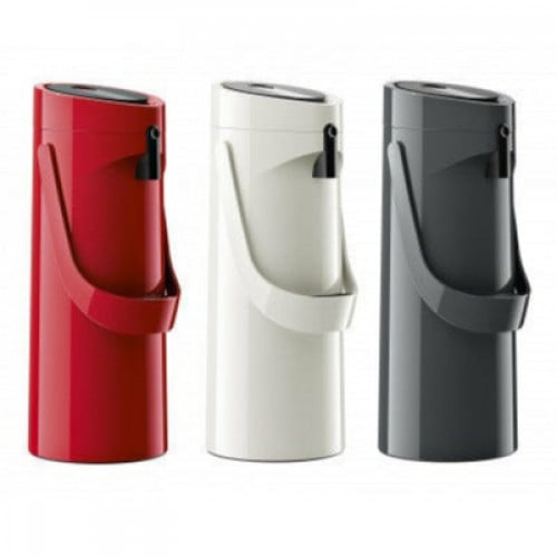 ترامس الهبه من بونزا مفرغة ومزودة بمضخة اللون أحمر...