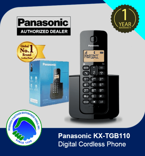 KX-TGB110 أسود هاتف لاسلكي من شركة باناسونيك