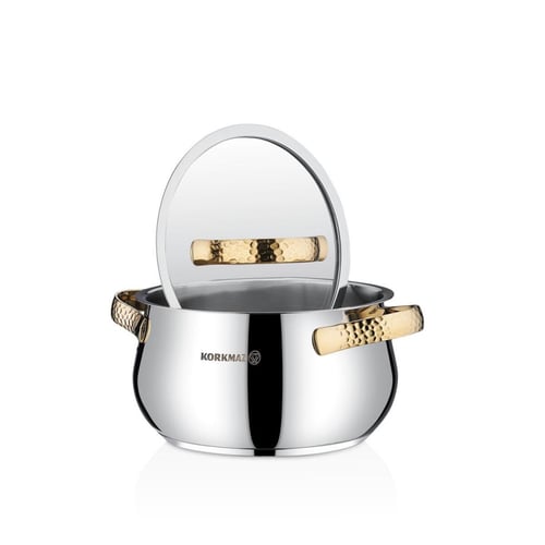 طقم قدور كوركماز استيل 8 قطعة سمارا A1964-1