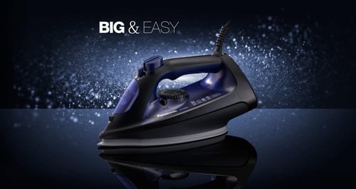 مكواة بخار 2400 واط من باناسونيك اسود - NI-U550CAT...