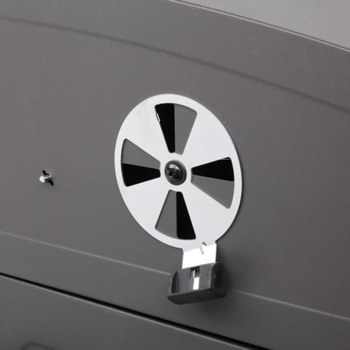 شواية فحم مع رف وعجلات