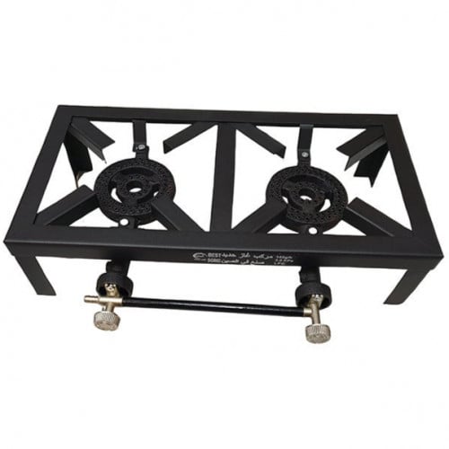 موقد غاز 2 شعلة بقاعدة للتثبيت على المنضدة 535 أسو...