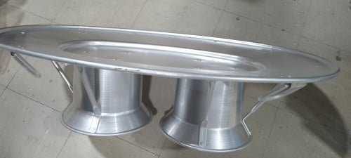 كوزي المنيوم بيضاوي 90سم