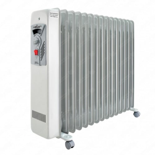 هيلر دفاية زيت 2500 واط 15ريشة أبيض