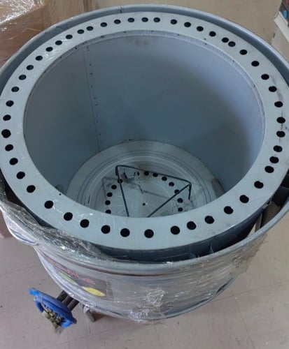 تنور غاز يمني رمادي 30كغم قطر 65سم