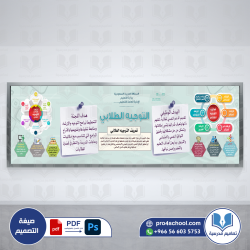 لوحة التوجيه الطلابي