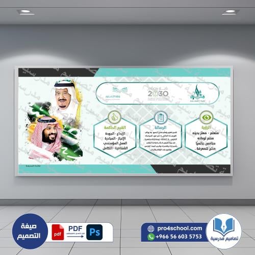 ‎الرؤية والرسالة والقيم للتعليم 110.