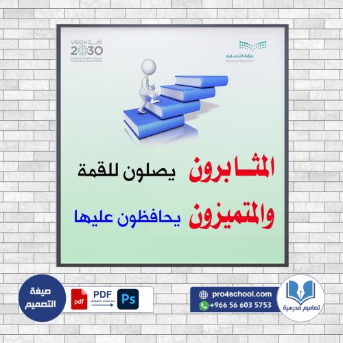 تصميم لوحة المثابرون المثابرة تعزيز تحفيز