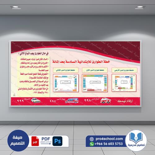 لوحة ترحيبية ورؤية ورسالة واهداف التعليم 102 psd