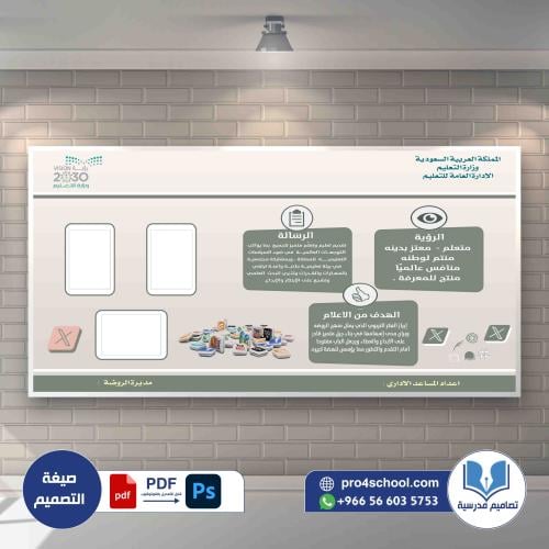 الرؤية والرسالة والهدف من الإعلام الروضة