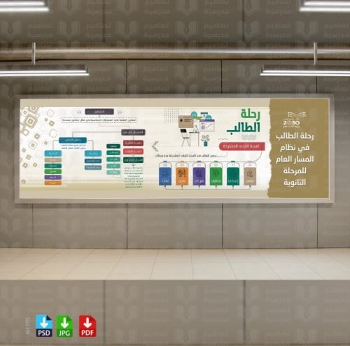 تصميم رحلة الطالب في نظام المسارات للطلاب الثانوي