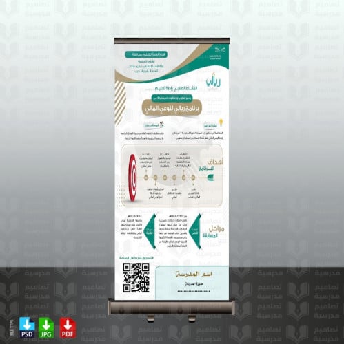 تصميم استاند الوعي المالي