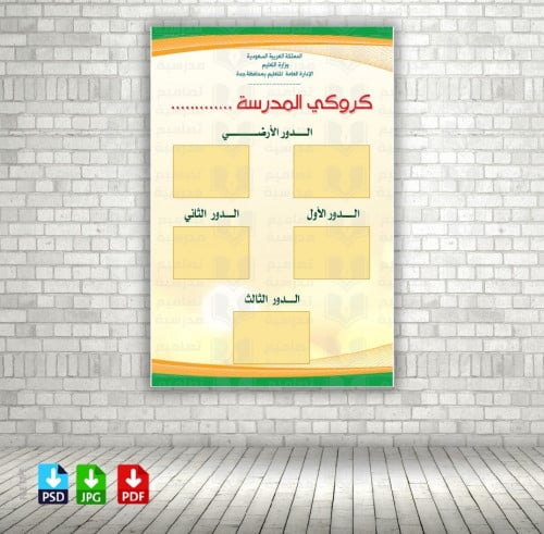 ‎تصميم كروكي ومساقط المدرسة الأمن والسلامة 72