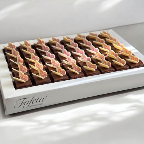 صينية شكولاتة الفراشات