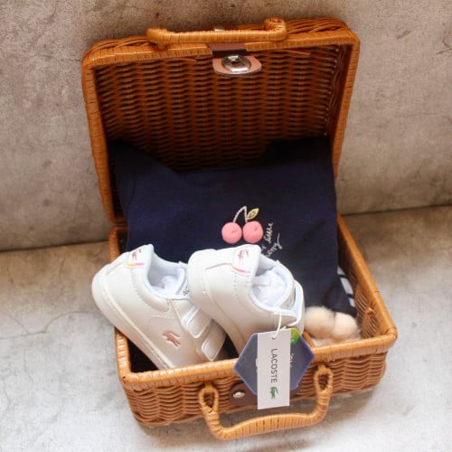 سلة ريفية -هدية مولودة