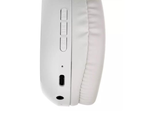 ميوزك ساوند ، سماعة راس ، خاصية الأتصال، ابيض