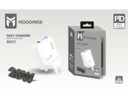 شاحن جداري Type-C-A 20Wمن موج ماكس