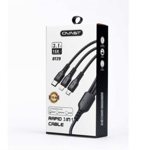 كيبل ثلاثه في واحد من ovast