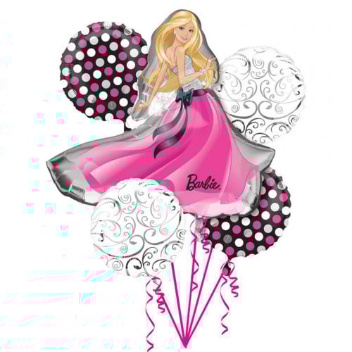 باقة بالون شخصية باربي