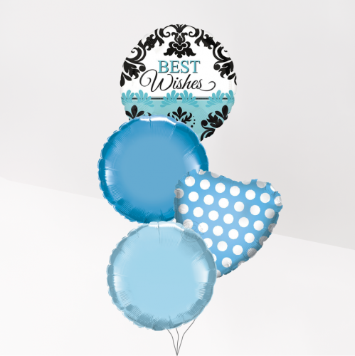 باقة بالون أطيب التمنيات