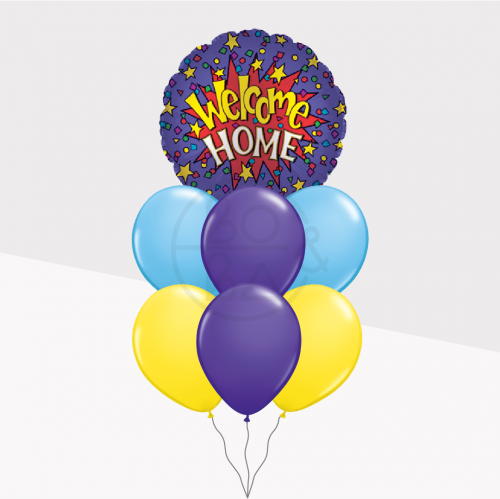 باقة بالون مرحبا بك في البيت