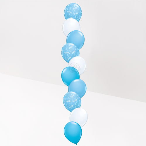 باقة بالون ولد ازرق