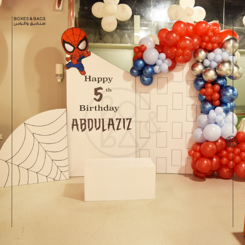 ديكور بالون شخصية سبايدر مان