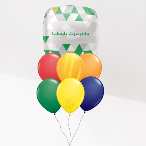 باقة بالون اليوم الوطني