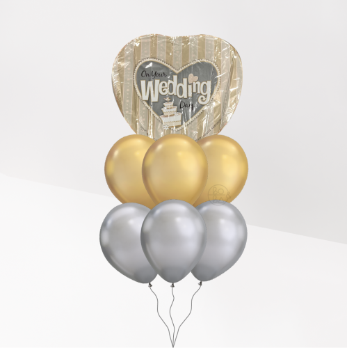 باقة بالون يوم زفافك