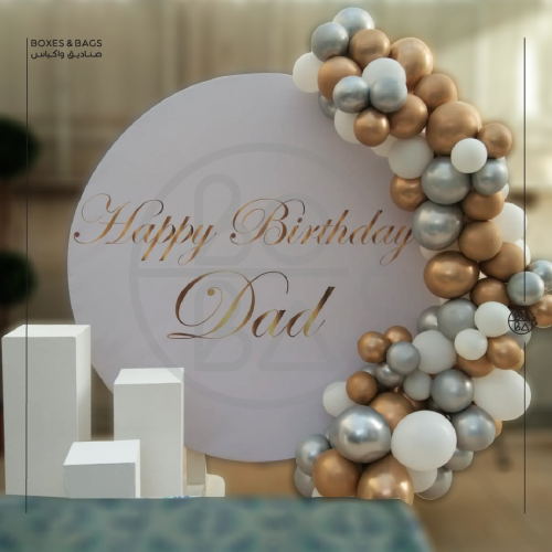 ديكور عيد ميلاد شكل دائره