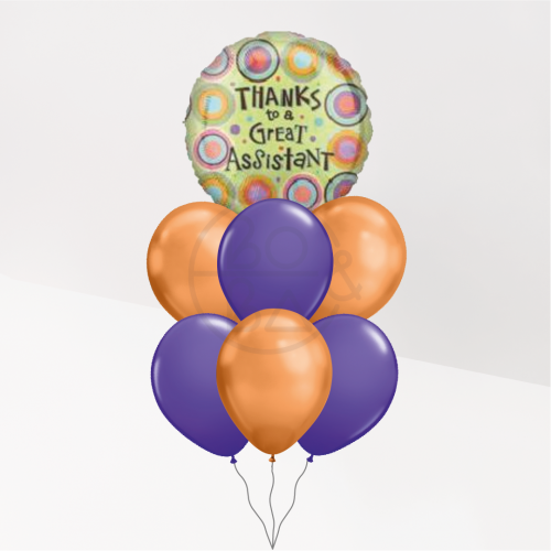 باقة بالون بفضل مساعد رائع