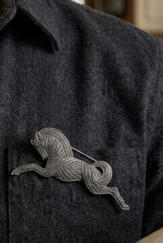 Horse brooch